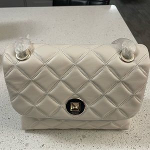 New Kate Spade Flop Crossbody Smooth Quilted Purse Bag